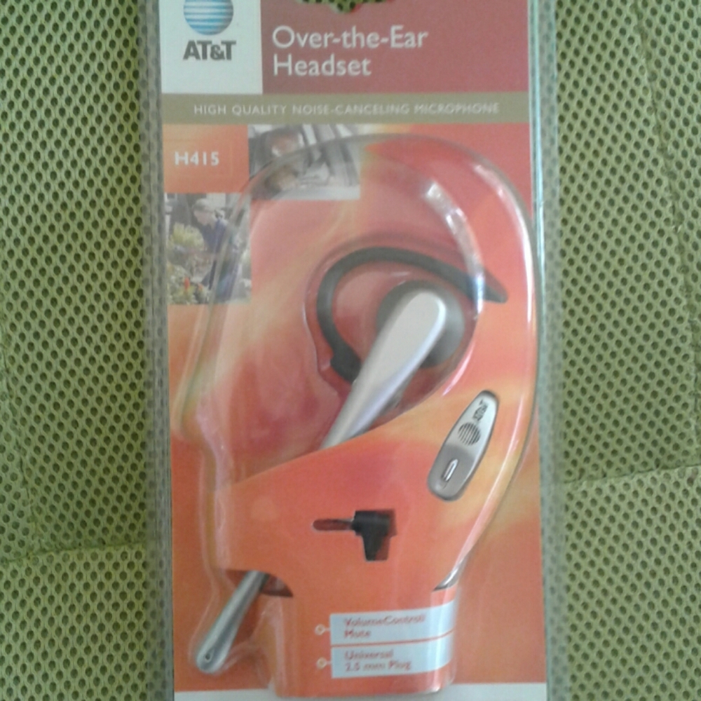 AT&T over-the-ear headset